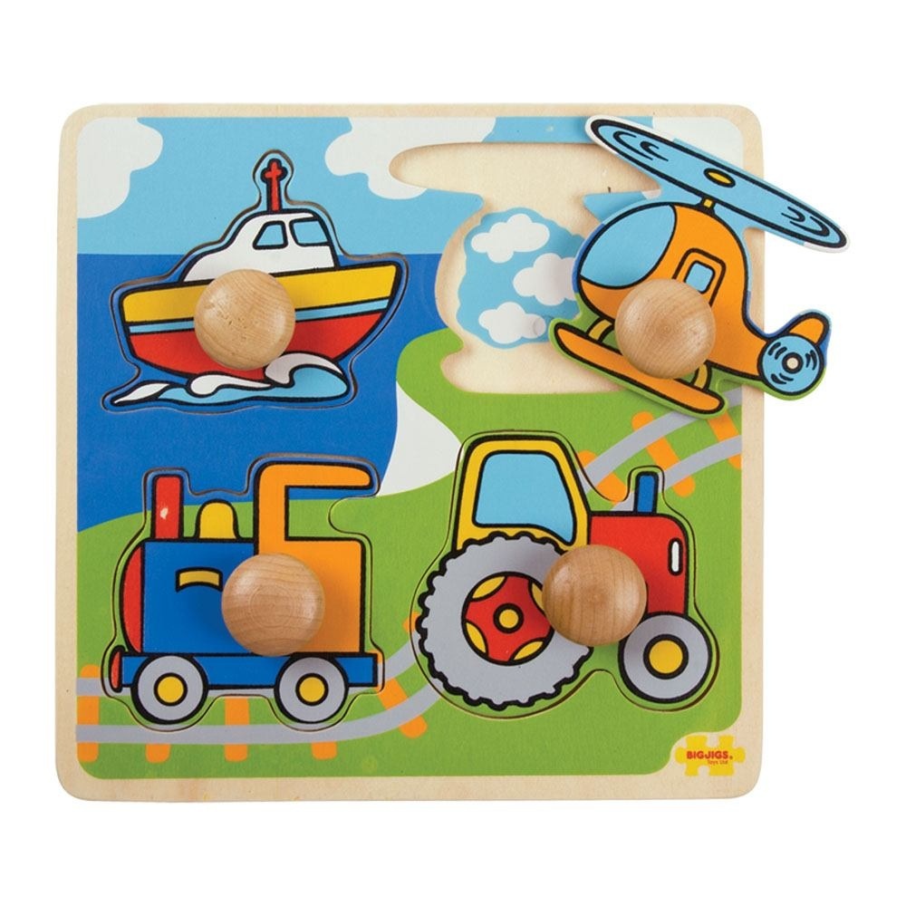 BigJigs My First Peg Puzzle Transport