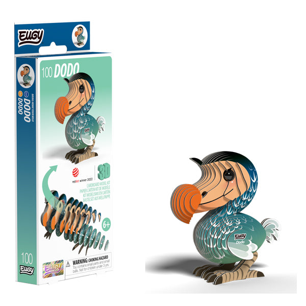 Eugy 3D animal craft kit Dodo