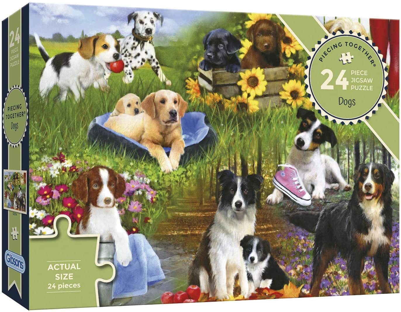 Gibsons Piecing Together, Dogs 24pc