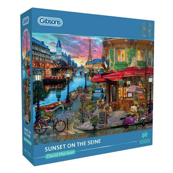 Gibsons Sunset on the Seine 1000pc