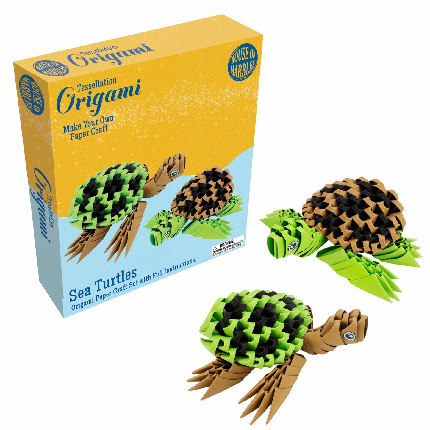 Tesselation Origami Sea Turtles