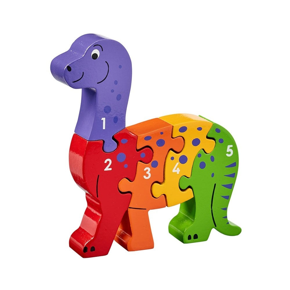 Jigsaw Wooden 1-5 Dinosaur