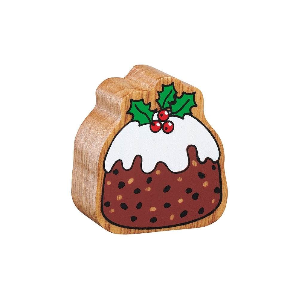 Wooden Christmas Figure Christmas Pudding