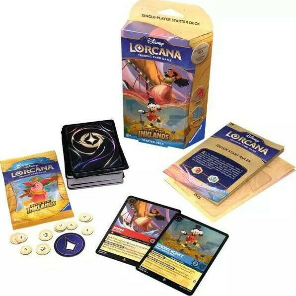 Sale Lorcana Into the Inklands Starter Deck Ruby and Sapphire