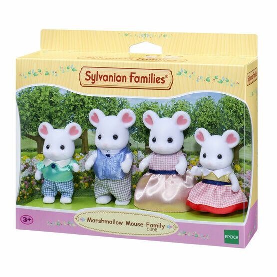 Sylvanian Marshmallow Mouse Family 5308