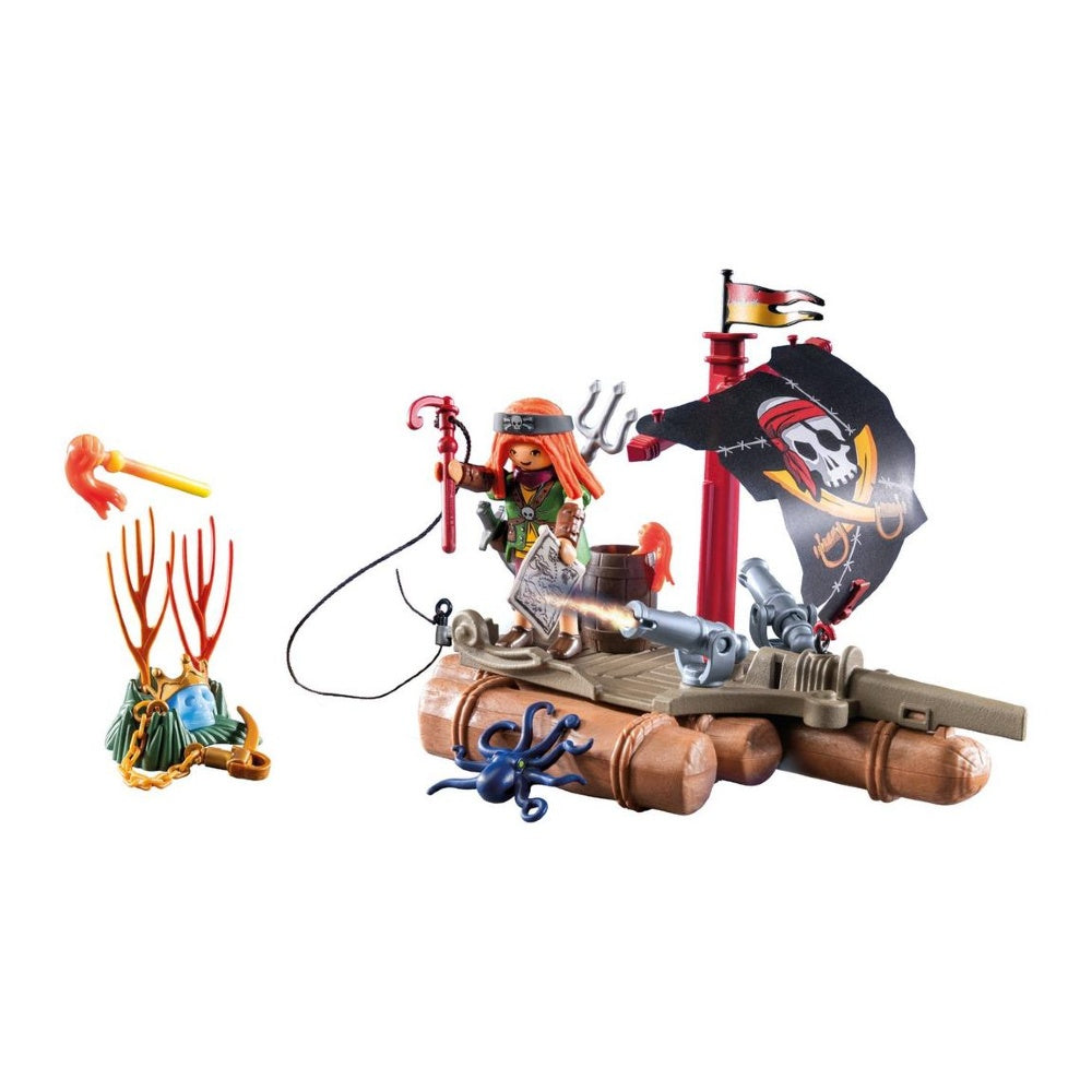 Playmobil Pirate Raft with Treasure 71794