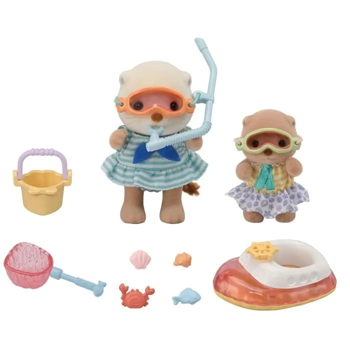 Sylvanian Sea Otter Sisters - Splashy Snorkel Set- 5804