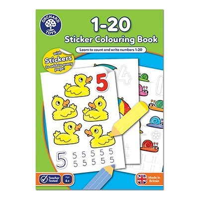 Orchard 1-20 Colouring Book