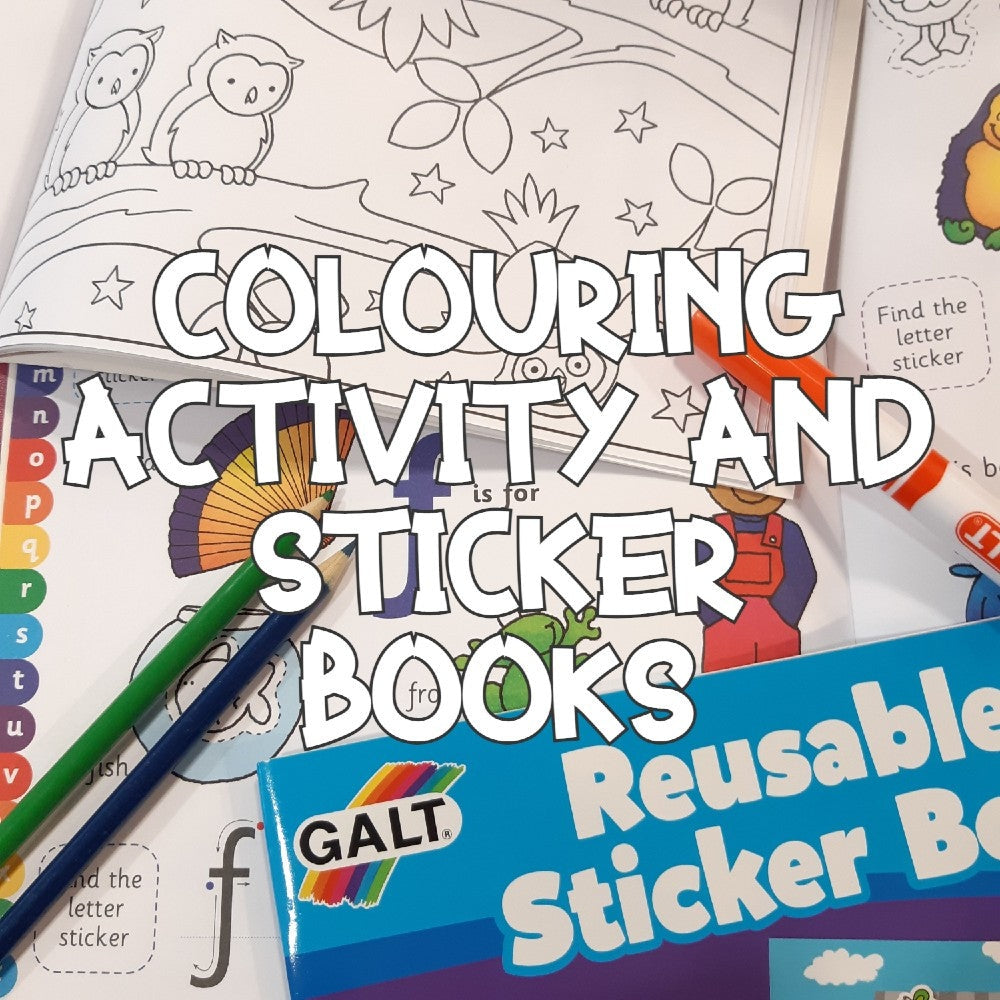 Colouring book Activity book Sticker Book logo fun junction