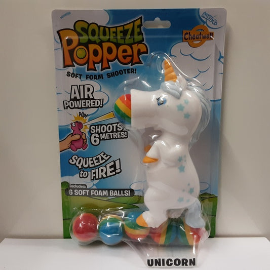 Squeeze Popper White Unicorn!