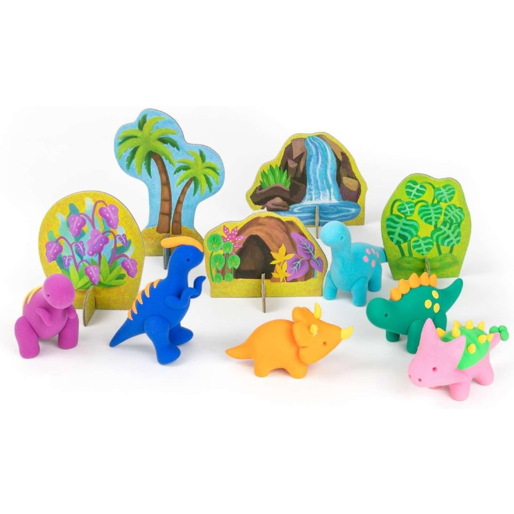 Claytopia Dinosaur World from Tiger Tribe clay dinosaurs with set