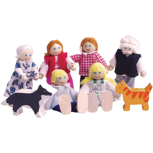 Bigjigs Doll Family