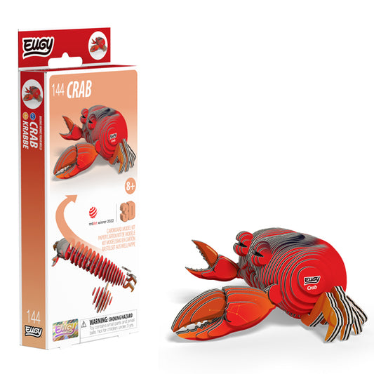 Eugy 3D animal craft kit crab