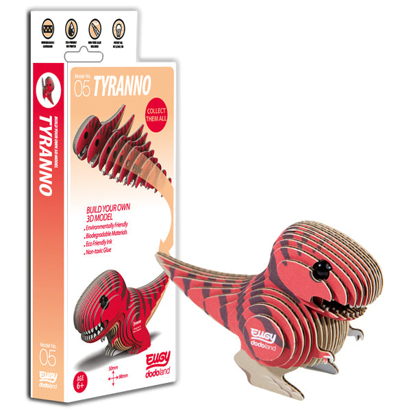 Eugy 3D T-Rex dinosaur craft kit