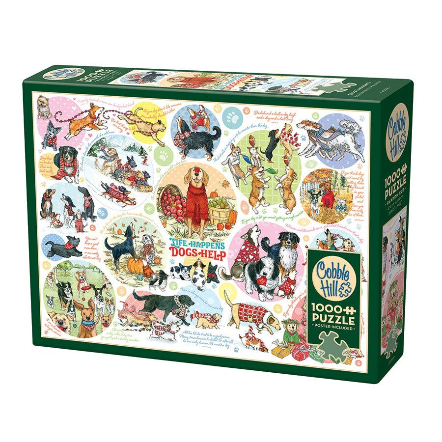 Cobble Hill Dog Thoughts 1000pc