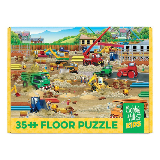Cobble Hill Construction Zone Floor Puzzle 35pc