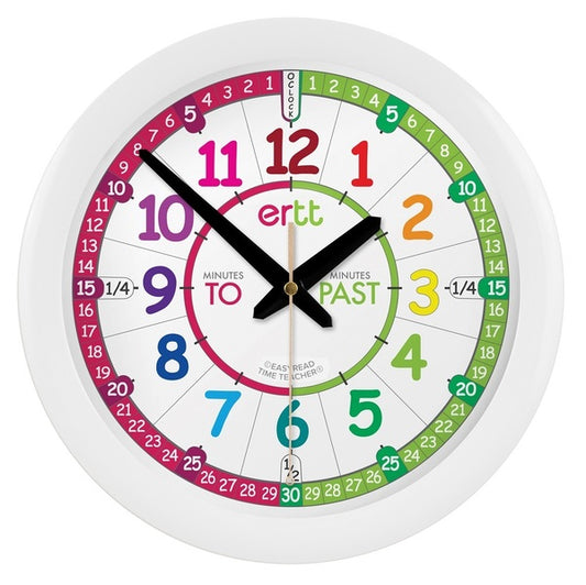 EasyRead Rainbow Wall Clock