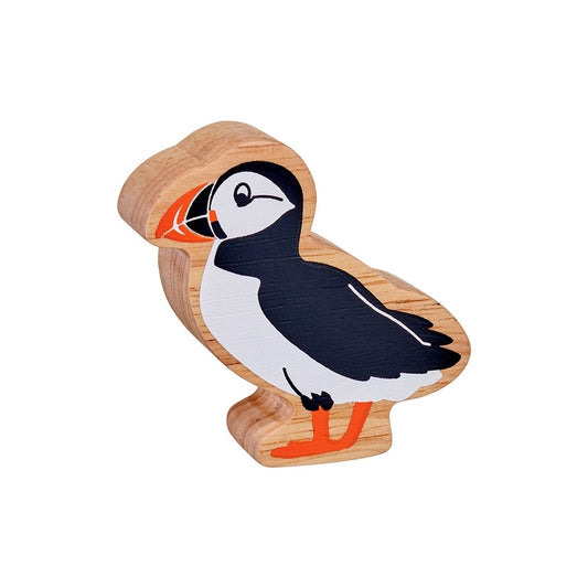 Wooden Animal Puffin