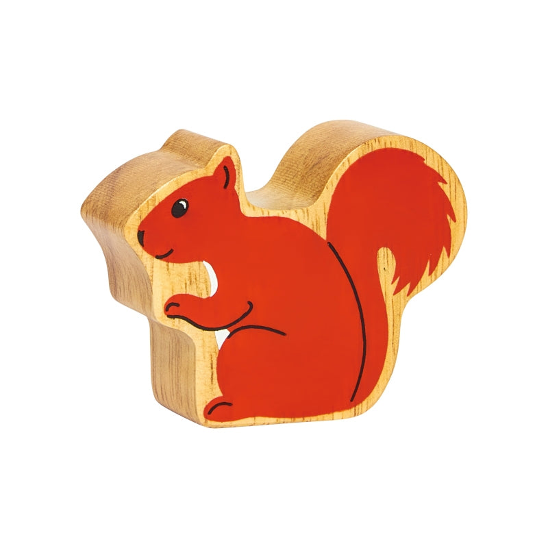 Wooden Animal Red Squirrel