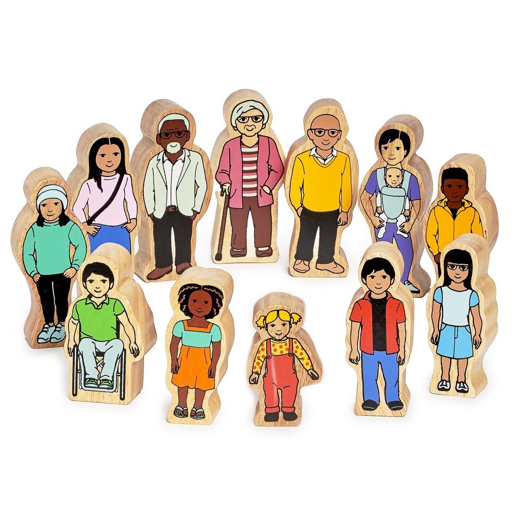 Wooden Set Community Figures