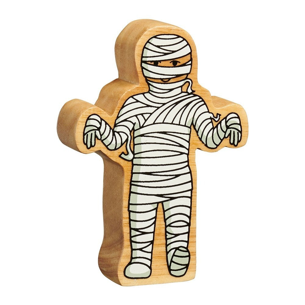 Wooden Spooky Figure Mummy