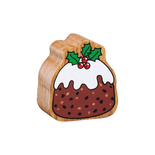 Wooden Christmas Figure Christmas Pudding