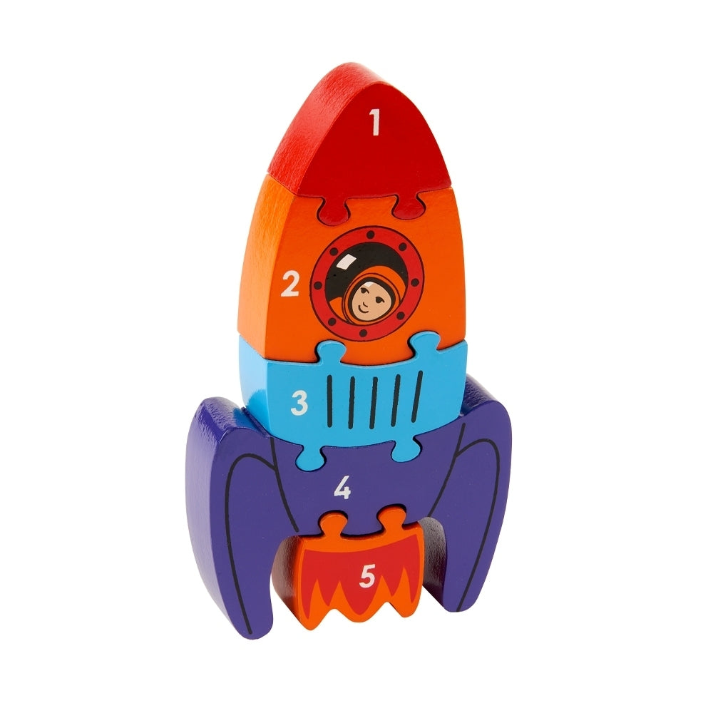Jigsaw Wooden 1-5 Rocket