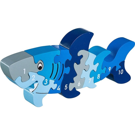 Wooden Shark 1-10 Jigsaw