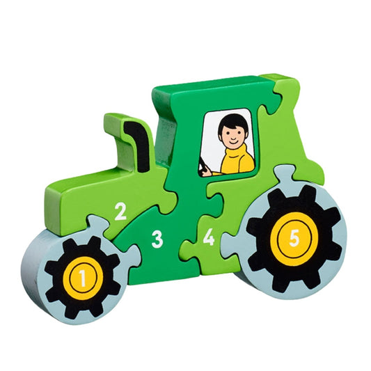 Jigsaw Wooden 1-5 Tractor