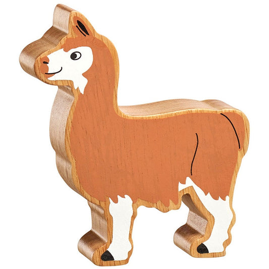 Wooden Animal Llama