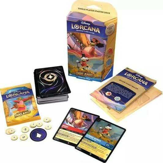 Sale Lorcana Into the Inklands Starter Deck Ruby and Sapphire