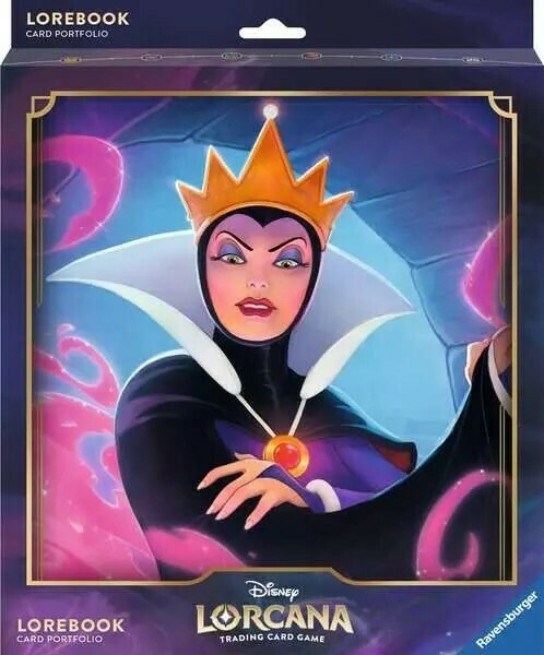 Lorcana Card Portfolio Evil Queen