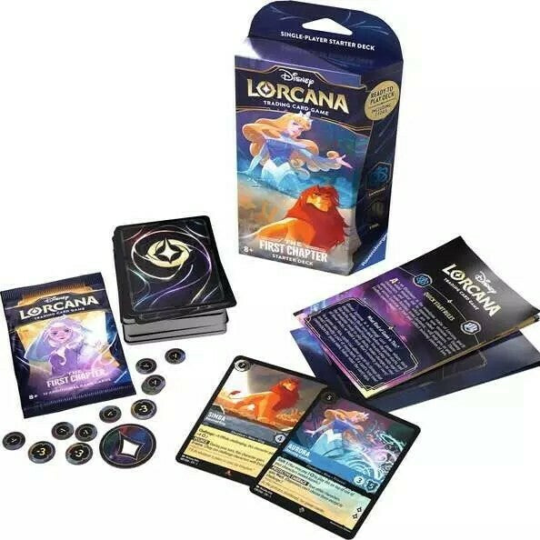 Sale Lorcana First Chapter Starter Deck Sapphire and Steel