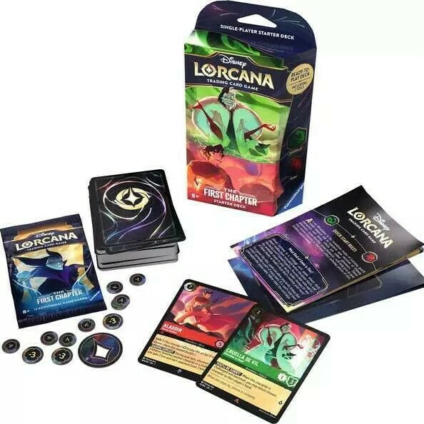 Sale Lorcana First Chapter Starter Deck Emerald and Ruby