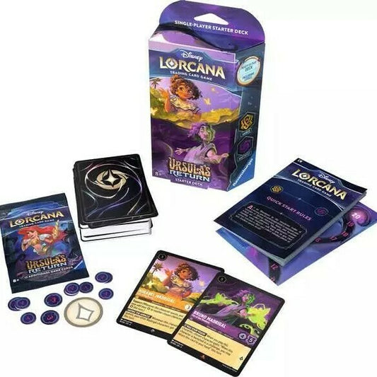 Sale Lorcana Ursula's Return Starter Deck Amber and Amethyst