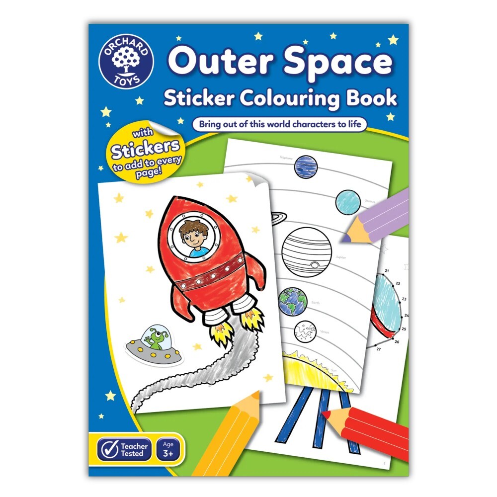 Orchard Outer Space Colouring Book