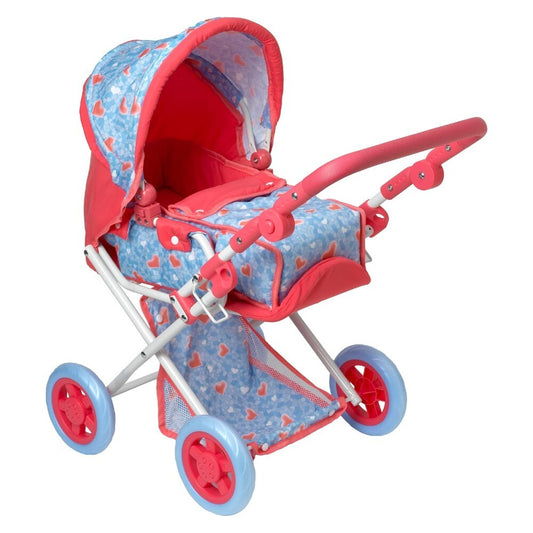 DollsWorld Deluxe Pram Hearts