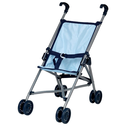 DollsWorld Folding Stroller Blue