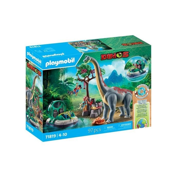 Playmobil Brachiosaurus with Hovercraft 71819