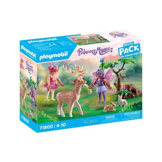 Playmobil Starter Pack Fairies with Forest Animals 71800