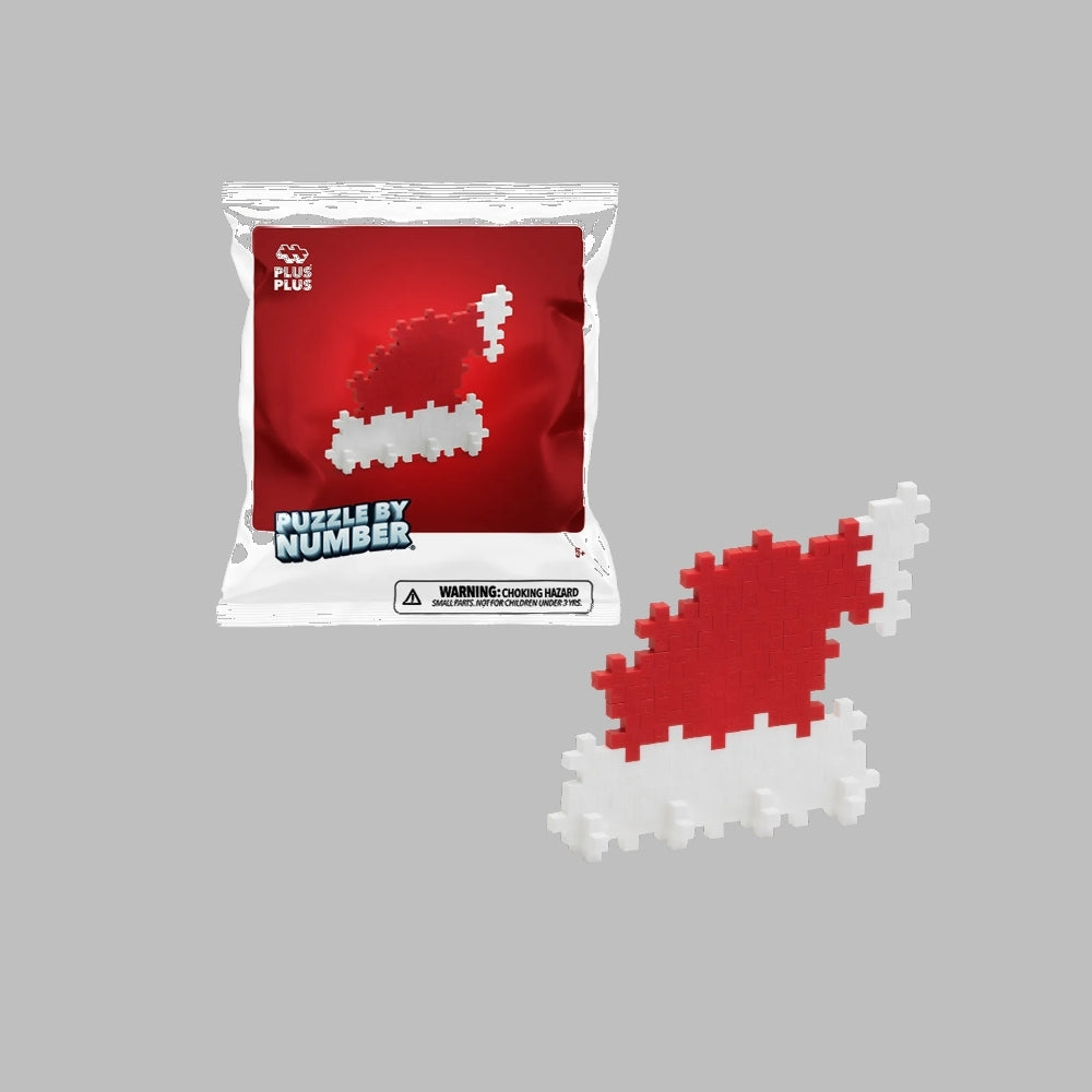 Plus Plus Christmas Bag - Santa Hat