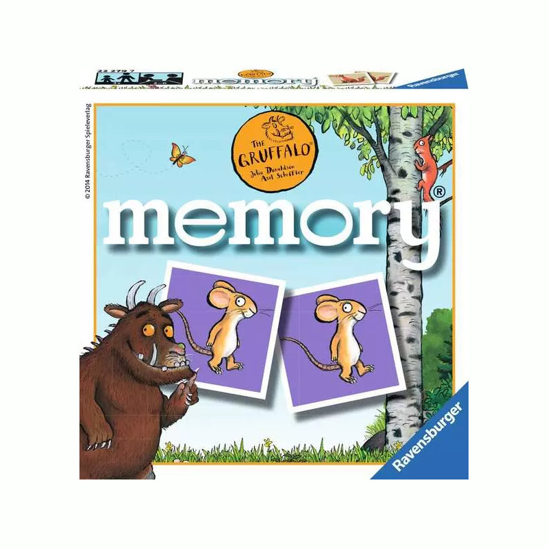 Box for the Ravensburger memory game themed on The Gruffalo