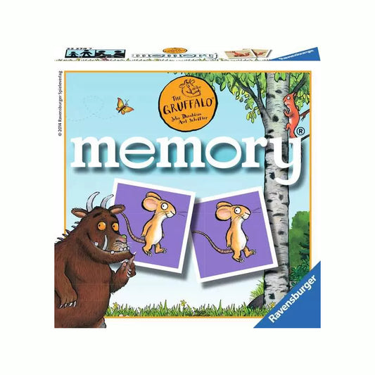Box for the Ravensburger memory game themed on The Gruffalo