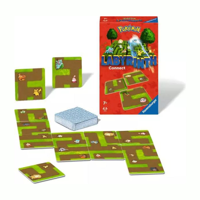 Pokémon Labyrinth Connect game set with packaging on a white background