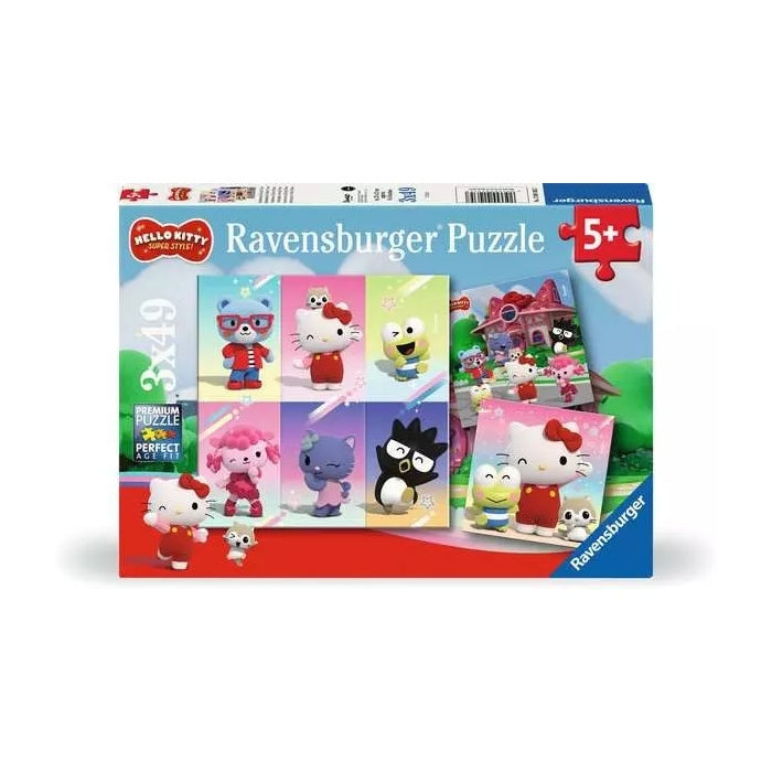 Hello Kitty Adventures in Cherry Town 3x49pc