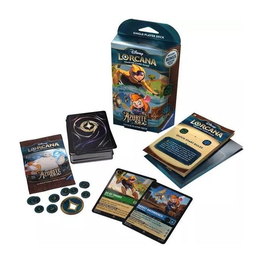 Lorcana Azurite Sea Starter Deck Emerald and Sapphire