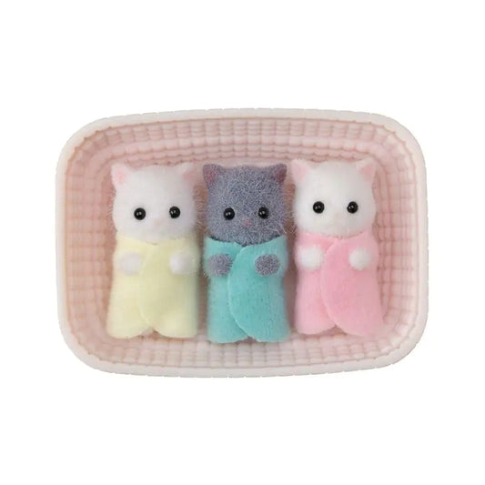 Sylvanian Persian Cat Triplets 5458