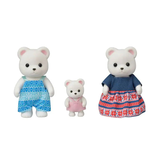 Sylvanian Polar Bear Family 5396