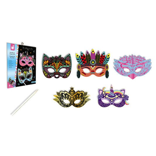 Scratch Art 5 Party Masks