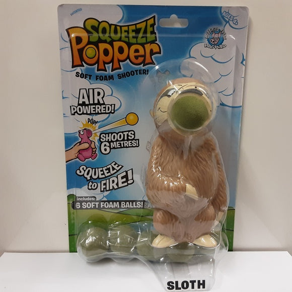 Squeeze Popper Sloth!